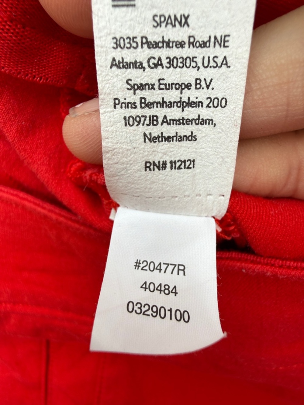 Spanx | On-the-Go Cropped Wide Leg Red Pants size Medium - Picture 6 of 6